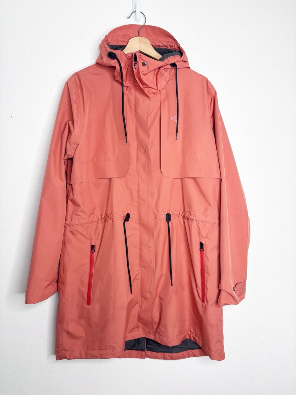 Kari Traa Gjerald Long Jacket Salmon Size L